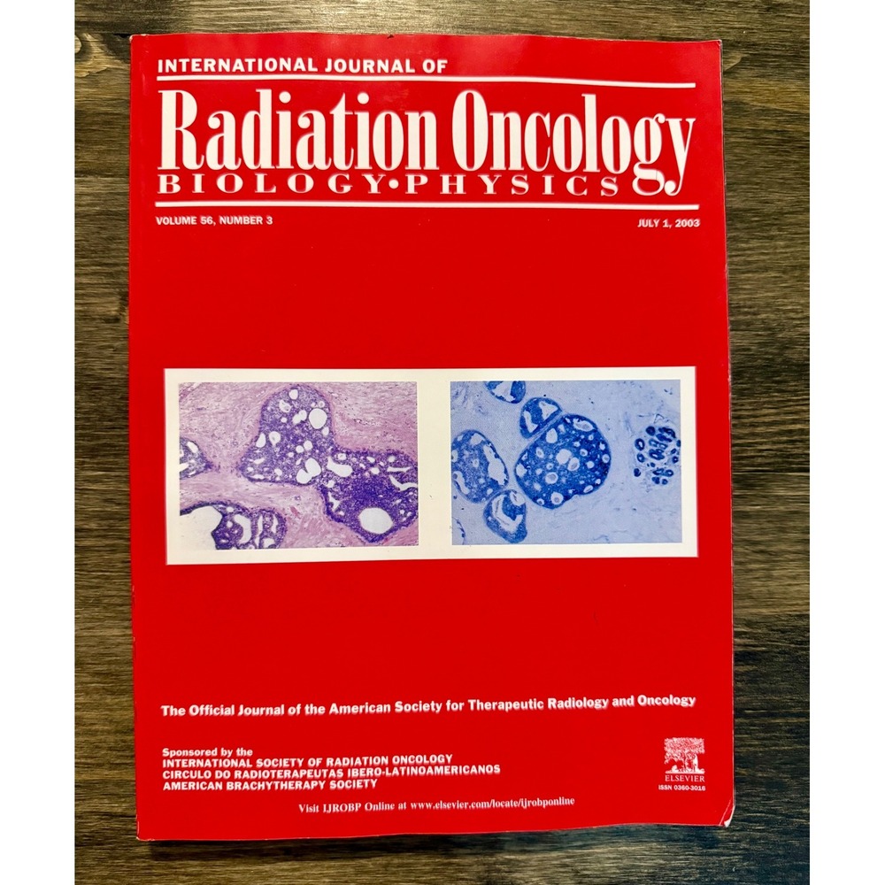 Elsevier Radiation Oncology Journal Vol 56 No 3 2003 Red Softcover Fair Wear